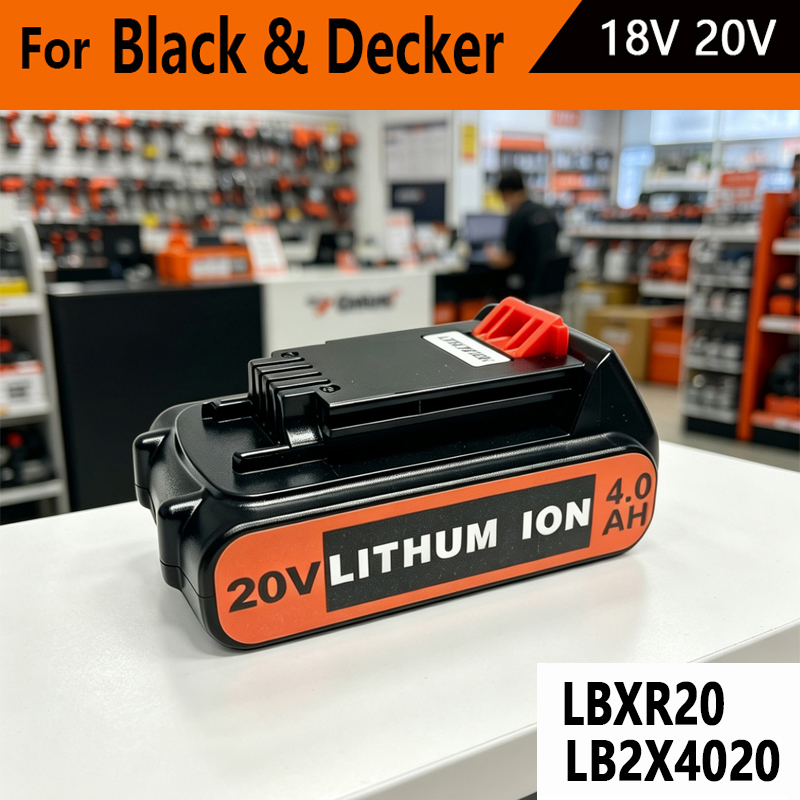 Black+Decker Tool 20V Max - Wysokiej pojemności bateria 8Ah LBX20 zamiennik