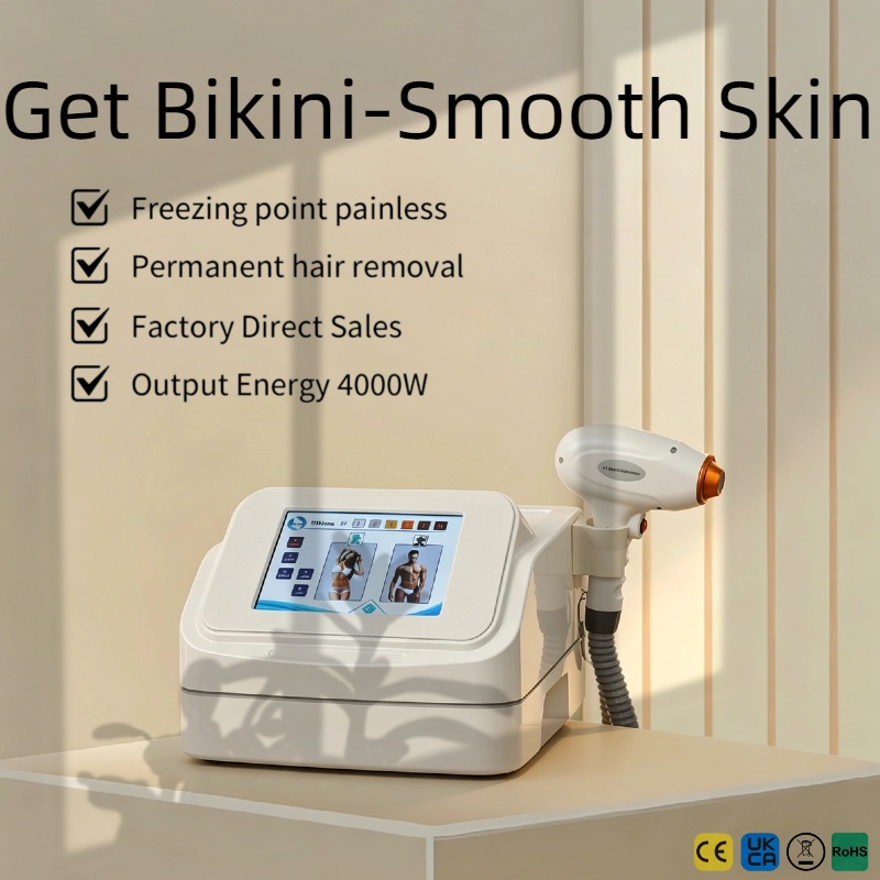 Industrial Laser Hair Removal Machine - Przenośne urządzenie do depilacji laserowej diodowej