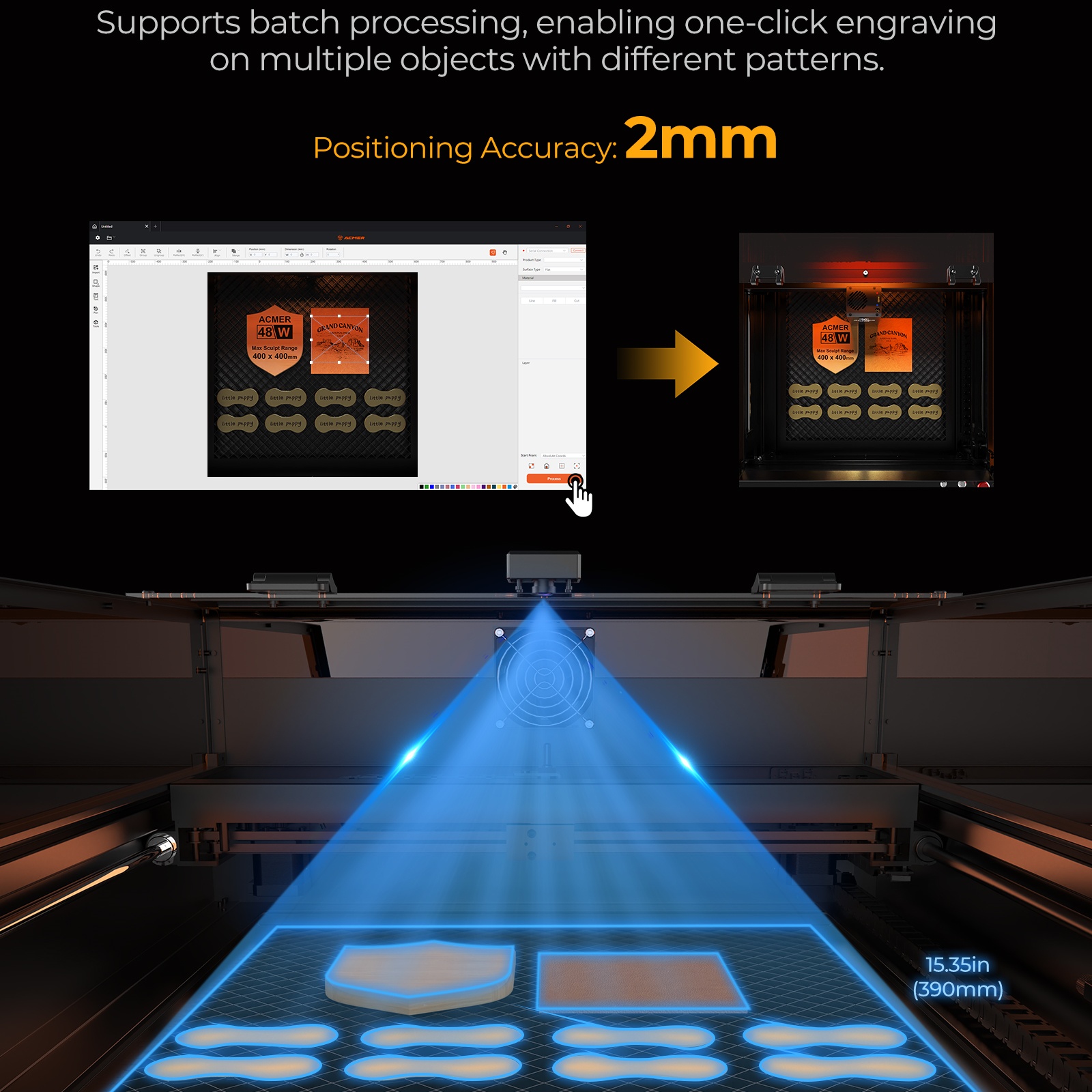 ACMER P3 48000mm/min Laserowy  – Industrial Laser Guide recenzja i cena
