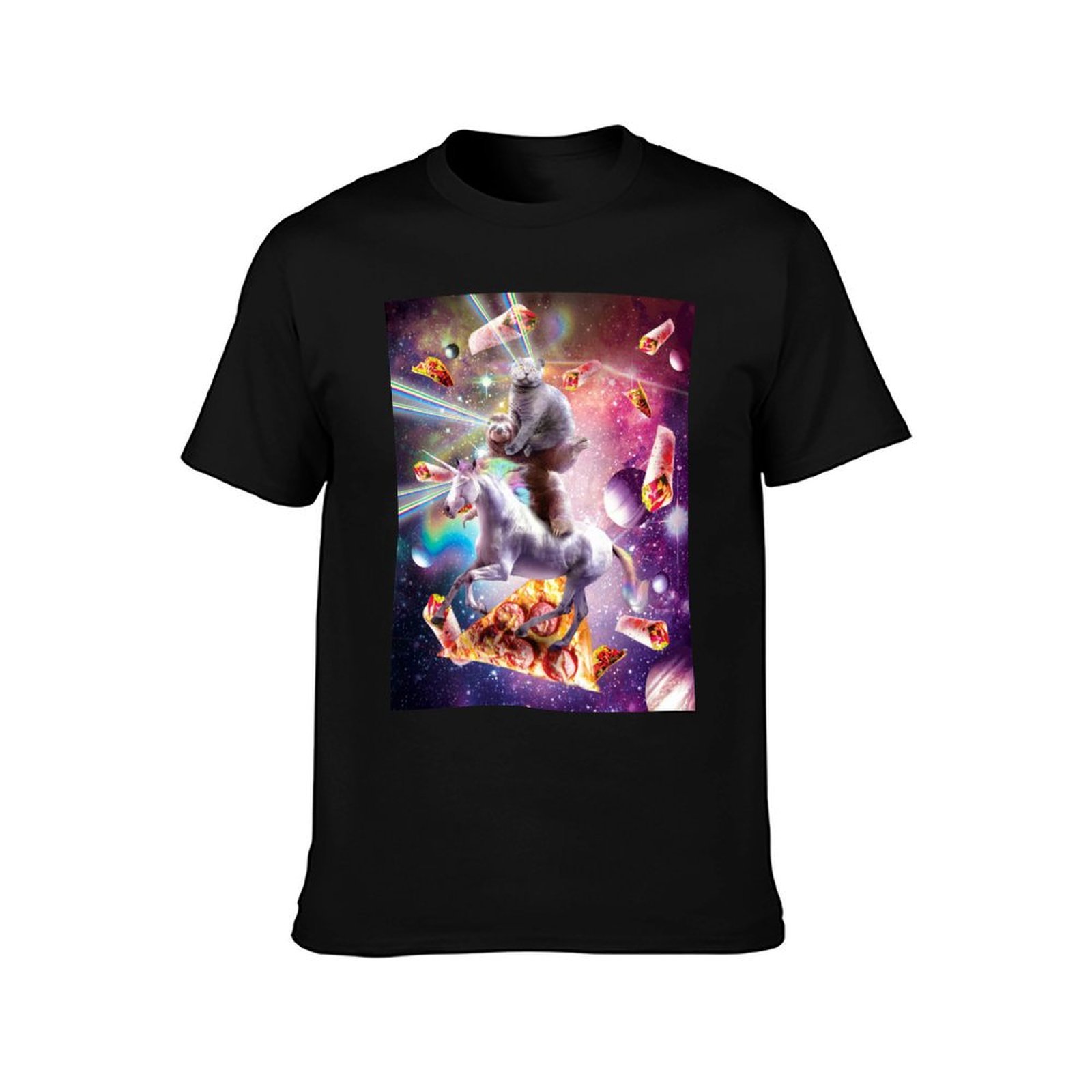 Koszulka Laser Eyes Space Cat  – Industrial Laser Printing recenzja i cena