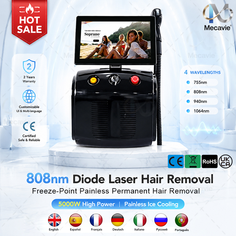 Przenośny laser diodowy Sopran – Industrial Laser Hair Removal Machine recenzja i cena