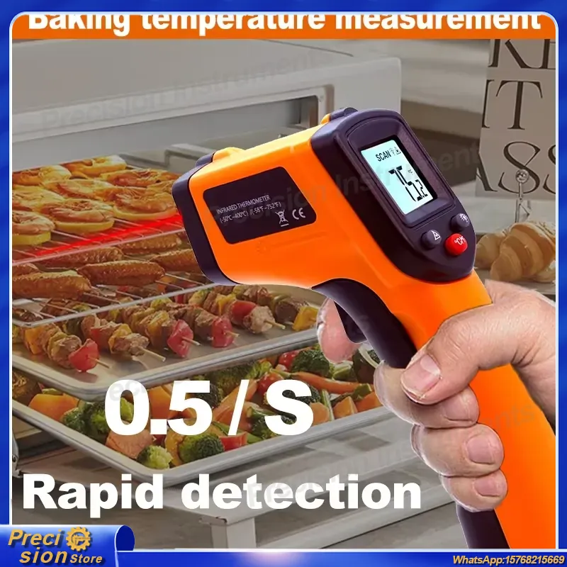 Termometr na podczerwień, bezk – Industrial Handheld Laser recenzja i cena